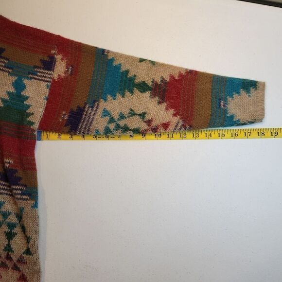 Vintage Angora Blend Southwestern Aztec Sweater - Picture 5 of 9